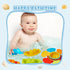 Bath Toys Floating Boats with Bathing Spoon, 11 Pack Water Table Bathtub Bath Toy, Water Toys for toddlers 1-3, Baby Pool Toys, Stackable Toys for...