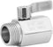 Stainless Steel Garden Hose 3/4" Shut Off Valve GHT Thread Heavy Duty Ball Valve Connector...