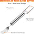 2-in-1 Stainless Steel Fruit Cutter,2024 New Upgrade Watermelon Slicer,Watermelon Cutter,Dual Head Fruit Forks Slicer Knife, Watermelon Fork Slice...