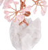 mookaitedecor Rose Quartz Crystal Tree Tumbled Stones, Cluster Rock Crystals Base Money Tree for Wealth and Luck 4"-5"...
