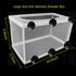 2pcs Large Size Fish Tank Breeder Net,Nylon Mesh Fish Fry Hatchery Breeder Box Separation Net Incubator Mesh, with Suction Cup...