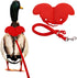 Duck Walking Harness and Leash Chicken Duck Outdoor Training Rope Adjustable Rope for Pet Poultry Hen Cock (XS, Red)...
