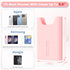 OUTXE 2 Pack Bogg Bag Phone Holder Compatible with All Bogg Bags, Silicone Cell Phone Holder Accessories for Bogg Bag, White and Pink Phone Case H...