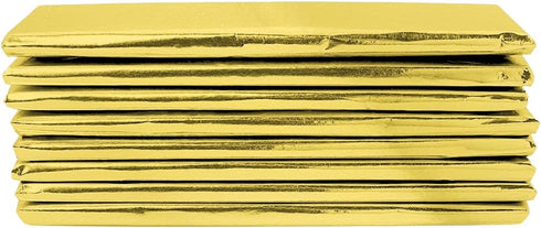 Foil Wrapper - Pack of 100 Candy Bar Wrappers with Thick Paper Backing - Folds and Wraps Well - Best for Wrapping 1.55Oz Candies/Chocolate Bars/Gi...