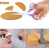 80 Pack Self-Adhesive Round Cork Coasters - 3.54 INCH Circle Cork Backing Sheets Mats and DIY Crafts Supplies...