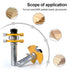 FivePears Tongue and Groove Router Bit Set with 1/2" Shank,T Shape 3 Teeth Wood Milling Cutter Woodworking Tool(2pcs)...