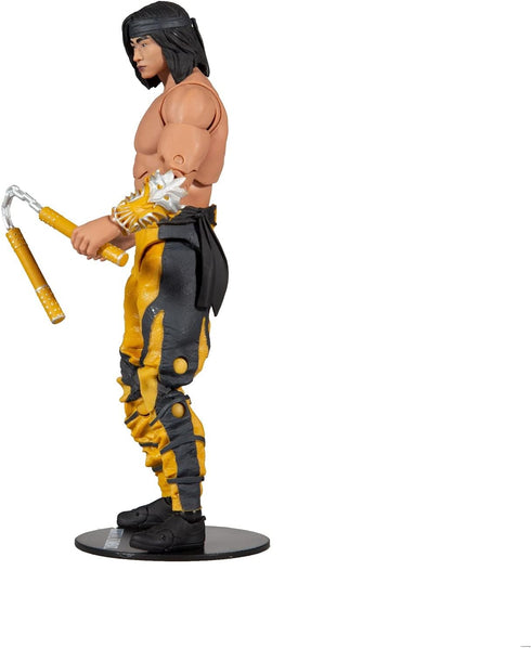 McFarlane Toys Mortal Kombat Liu Kang (Fighting Abbot) 7" Action Figure with Accessories...