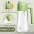 Oil Dispenser Bottle for Kitchen,2 in 1 Olive Oil Dispenser and Oil Sprayer,17oz/500ml Olive Oil Bottle,Oil Sprayer for Cooking,Premium Glass Oil ...