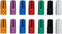 Presta Valve Cap 14 pcs Bike Tire Valve Caps Multi-Color Anodized Machined Aluminum Alloy Bicycle Dust Covers French Style...