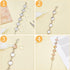 DICOSMETIC 8Pcs Cabochon Bracelet Making Kit Bracelet Bezel Settings Stainless Steel Cabochon Tray Bracelets with Glass Cabochons for Jewelry DIY ...