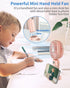 Handheld Fan,Portabe Fan Battery Powered Fan with LED,Small Personal Usb Folding Skincare Little Wireless Cooling Powerful Quiet Hand Fans,Mini Fa...