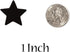 Playfully Ever After 1 Inch 140pc Stiff Felt Stars (Yellow)...