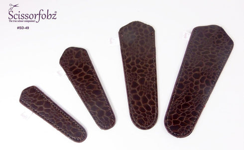 Scissors by SCISSORFOBZ with ScissorGripper -VALUE PACK-4 sizes- Designer Scissor sheaths Covers Holders for embroidery sewing quilting - Quilters...