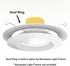 LightLabs Goof Ring Gloss 6 Pack 8.65" Diameter for 6" Cans. Inlcudes Mounting Tape to Fix Drywall Damage for Flush Mount Recessed Down Lights. 6....
