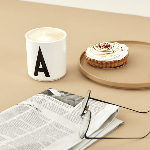 Design Letters Porcelain Coffee Mug | Gifts for Mom | Initial Coffee Cup Perfect for Mother's Day Gift | Ceramic Cup Used as Bathroom Accessories/...