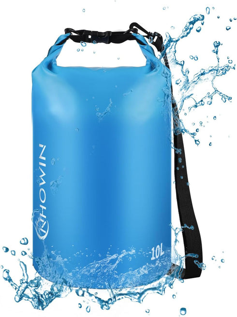 Waterproof Dry Bag, Roll Top Lightweight Waterproof Bag for Men Women 5L/10L/20L Dry Bags for Kayaking, Rafting, Beach, Boating, Swimming & Skiing...