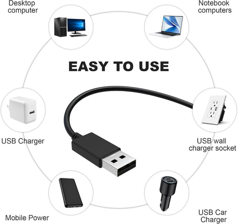 Sqrmekoko Replacement Data Sync Charging Power Supply Cable Cord Line Compatible with Wacom Intuos CTL480 CTL490 CTL690 CTH480 CTH490 CTH680 CTH69...