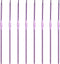 AnRui Aluminum Crochet Hook 3mm, Crochet Knitting Needles for DIY Yarn Craft, Purple, 8pcs......