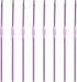 AnRui Aluminum Crochet Hook 3mm, Crochet Knitting Needles for DIY Yarn Craft, Purple, 8pcs......