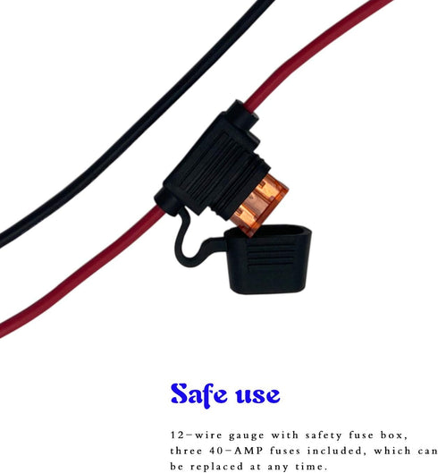 Power Wire Harness Connector for 12V SLA Battery Ride Toys Replacement for Fisher-Price Power Wheels...
