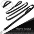 8ft Double Handle Traffic Dog Leash, Heavy Duty Tactical Dog Leash, Thick Nylon Dog Training Leash with 2 Traffic Control Handle for Medium Large ...