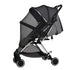 2 in 1 Net Baby Stroller Sun Shades with Zipper Window, Universal Mesh Travel Breathable See Through Outdoor Walking Beach Parasol Windproof Prote...