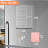 Acrylic Magnetic Menu Board for Kitchen,Acrylic Weekly Calendar for Fridge,Acrylic Dry Erase Board for Refrigerator,Clear Meal Planner for Fridge ...