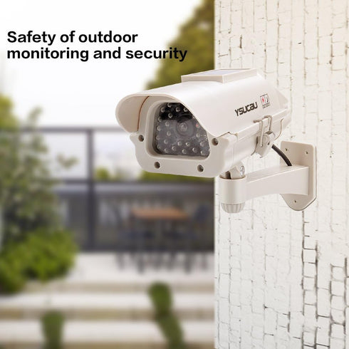 Solar Powered CCTV Security Fake Dummy Camera with Flashing Led Outdoor/Indoor Use for Homes & Business...