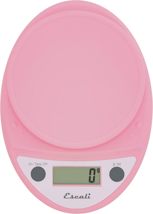 Escali Primo Digital Food Scale Multi-Functional Kitchen Scale and Baking Scale for Precise Weight Measuring and Portion Control, 8.5 x 6 x 1.5 in...