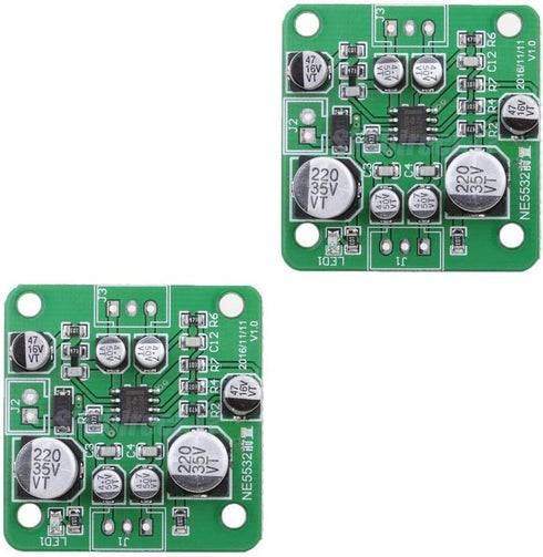 Ximimark 2Pcs NE5532 PCB Sound Magnifier Board Preamplifier Audio Amplifier Module 4558 LM833 LT1057 AD827 OPA2604...