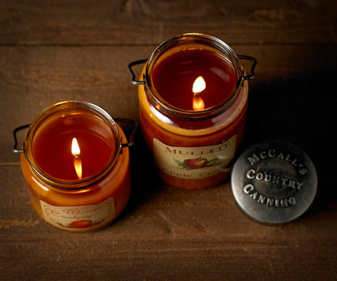 McCall’s Candles | Spiced Pear | 26 oz Scented Candle | USA-Poured | Vintage Rustic Jar | Cozy Fall-Inspired Fragrance...