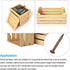 Wooden Nail Tiny Antique DIY Decorative Boxes Accessories Mini Nail 1inch/25mm (Bronze, 100pcs)...
