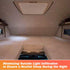 RV Roof Vent Skylight Insulator Window Cover, Sun Blackout Fabric for Camper (16 x 16 inch)- Brown...