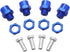 4Pack Share Goo Metal 12mm to 17mm Wheel Hex Drive Hub Adapter Conversion 15mm Offset Extension Compatible with Tamiya Axial RC4WD Traxxas HPI Him...