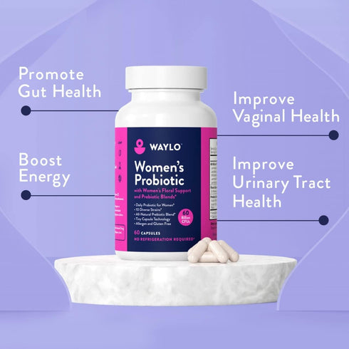 Probiotics for Women | Easy to Swallow Tiny Capsule | with Prebiotics, 60 Billion CFUs Vaginal Probiotics with Cranberry & D-Mannose for Urinary T...