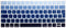 Silicone Keyboard Cover Skin Protector for Magic Wireless Bluetooth Keyboard MLA22LL/A (A1644,2015 Released) European ISO Layout,Ombre Blue...