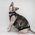 Sphynx Hairless Cat Summer Cotton T-Shirts Cat Vest Pet Clothes,Round collar vest Kitten Shirts sleeveless, Cats & Small Dogs Apparel (Medium, Bla...