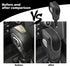 1 PC Auto Gear Shift Knob Cover, Shifter Knob Trim, Leather Handbrake Cover, Car Interior Accessories, Compatible with Ford (Black & White)...
