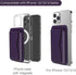 Magnetic Phone Wallet Compatible with Magsafe Wallet, Card Holder for iPhone Supports Car Stand, Kickstand Phone Card Holder for iPhone 15/14/13/1...