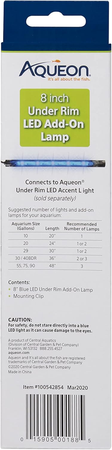 Aqueon Under Rim LED Add-On Lamp One Size...