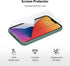 Compatible with iPhone Cover 13 Case Silicone with Screen Protector - Green...