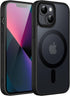 JETech Magnetic Case for iPhone 13 Mini 5.4-Inch Compatible with MagSafe, Translucent Matte Back Slim Shockproof Phone Cover (Black)...