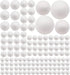 129 Pack Craft Foam Balls, 7 Sizes Including 1-4 Inches, White Polystyrene Smooth Round Balls, Foam Balls for Arts and Crafts, DIY Craft for Home,...