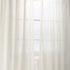 HPD Half Price Drapes Linen Sheer Curtains 84 Inches Long Linen Curtain for Bedroom & Living Room (1 Panel), 50W x 84L, Gardenia...