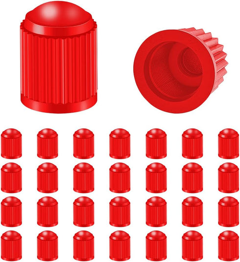 30PCS Tire Valve Caps, Plastic Dust Proof Air Caps Cover for Car Tyre, Airtight Seal Stem Covers with O Rubber Ring, Auto Accessories Universal fo...