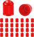 30PCS Tire Valve Caps, Plastic Dust Proof Air Caps Cover for Car Tyre, Airtight Seal Stem Covers with O Rubber Ring, Auto Accessories Universal fo...