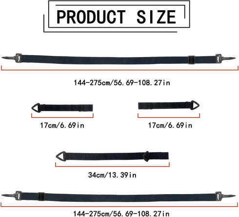 Umbrella Wind Stabilizer Straps,Fixed Strap for Large Outdoor Umbrella,Adjustable and Reusable Cantilever Parasol Wind Straps...