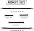 Umbrella Wind Stabilizer Straps,Fixed Strap for Large Outdoor Umbrella,Adjustable and Reusable Cantilever Parasol Wind Straps...