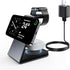 Magnetic Wireless Charger for iPhone, iWatch Charger Compatible with S2-S9,3 in 1 Wireless Charging Station Compatible with iPhone15/14/13/12 and ...