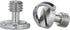 Haoge 3/8" D-Ring Stainless Steel Mounting Fixing Screw for Camera Tripod Monopod Quick Release Plate (Pack of 2)...